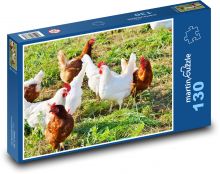 Huhn - Huhn, Geflügel Puzzle 130 Teile - 28,7x20 cm