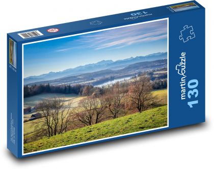 Valley - pasture, meadow - Puzzle 130 pieces, size 28.7x20 cm 