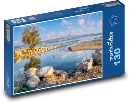 Laguna - příroda, Kréta - Puzzle 130 dílků, rozměr 28,7x20 cm