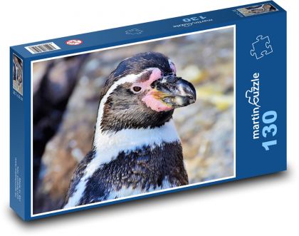 Tučňák - vodní pták, zvíře - Puzzle 130 dílků, rozměr 28,7x20 cm