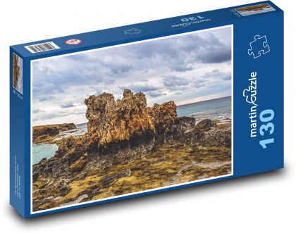 Skaly - more, pobrežie - Puzzle 130 dielikov, rozmer 28,7x20 cm 