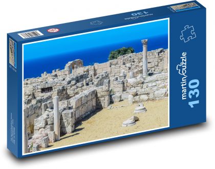 Zrúcaniny - Cyprus, krajina - Puzzle 130 dielikov, rozmer 28,7x20 cm 