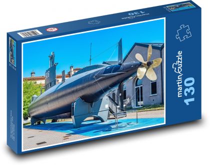 Submarine - Museum of Science, Italy - Puzzle 130 pieces, size 28.7x20 cm 