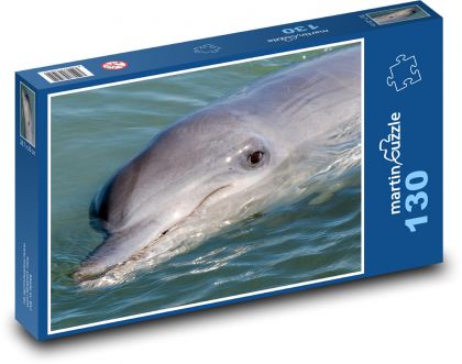 Delfin - Tier, Säugetier - Puzzle - 130 Teile