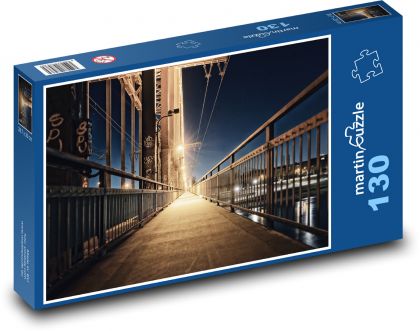 Bridge - travel, city - Puzzle 130 pieces, size 28.7x20 cm 