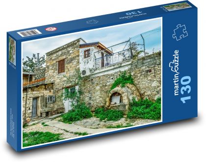 Old house - architecture, building - Puzzle 130 pieces, size 28.7x20 cm 