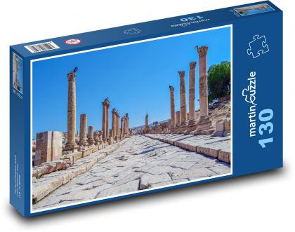 Säulen - Stein, Kolonnade - Puzzle - 130 Teile