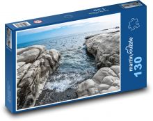Meer - Bucht, Ufer Puzzle 130 Teile - 28,7x20 cm