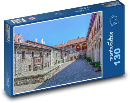 Kostol - budova, budova - Puzzle 130 dielikov, rozmer 28,7x20 cm 