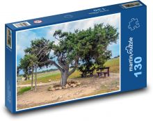 Lonely Tree - Cyprus, Cape Greco Puzzle 130 pieces - 28.7 x 20 cm