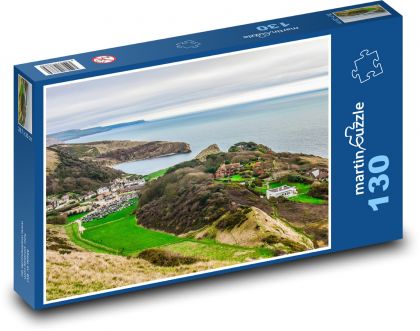 Lulworth Cove - Anglicko, more - Puzzle 130 dielikov, rozmer 28,7x20 cm 