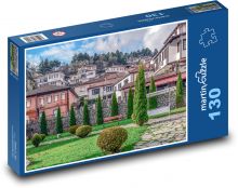 Ohrid - Severní Makedonie, pohled na město  Puzzle 130 dílků - 28,7 x 20 cm