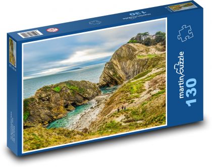 Jurské pobřeží - Dorset, Anglie - Puzzle 130 dílků, rozměr 28,7x20 cm