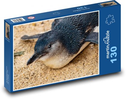 Penguin - bird, animal - Puzzle 130 pieces, size 28.7x20 cm 