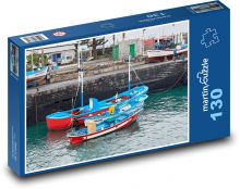 Hafen - Meere, Boote Puzzle 130 Teile - 28,7x20 cm