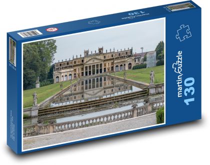 Zámok - budova, barokový - Puzzle 130 dielikov, rozmer 28,7x20 cm 