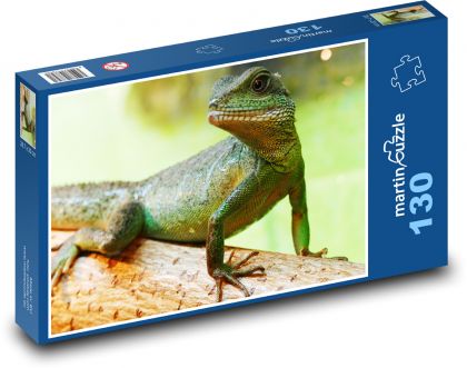 Jaszczurka - gad, zwierzę - Puzzle 130 elementów, rozmiar 28,7x20 cm