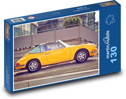 Automobil - Porsche, auto - Puzzle 130 dílků, rozměr 28,7x20 cm
