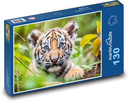 Tygr - mládě, tygřík - Puzzle 130 dílků, rozměr 28,7x20 cm