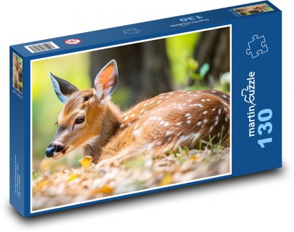 Deer - kolouch, forest - Puzzle 130 pieces, size 28.7x20 cm 