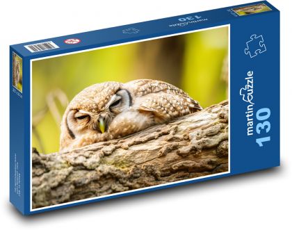 Owl - bird, animal - Puzzle 130 pieces, size 28.7x20 cm 
