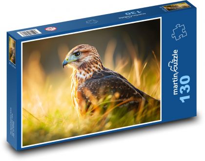 Orol - vták, perie - Puzzle 130 dielikov, rozmer 28,7x20 cm 