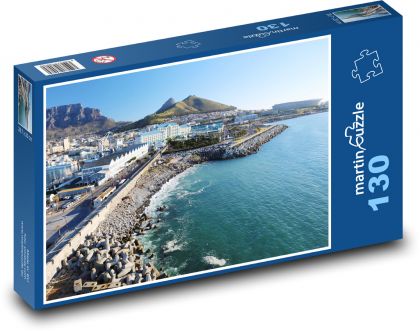Kapské město - Jihoafrická republika, pobřeží - Puzzle 130 dílků, rozměr 28,7x20 cm