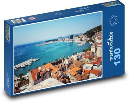 Split - Chorvatsko, město - Puzzle 130 dílků, rozměr 28,7x20 cm