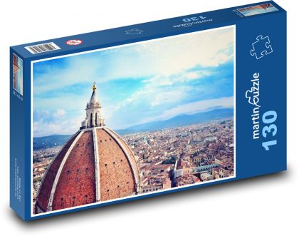 Florencie - Itálie, Evropa - Puzzle 130 dílků, rozměr 28,7x20 cm