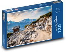 Hory - príroda, chodník Puzzle 130 dielikov - 28,7 x 20 cm 