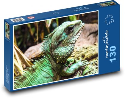 Chameleon - reptile, animal - Puzzle 130 pieces, size 28.7x20 cm 