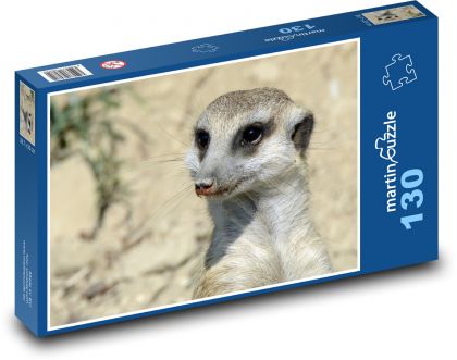 Surikata - zvíře, zoo - puzzle 130 dílků