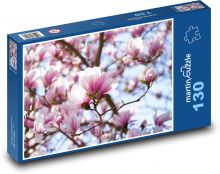 Magnölie - kwiat, roślina Puzzle 130 elementów - 28,7x20 cm