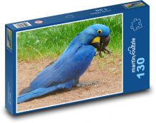 Blue parrot - bird, animal Puzzle 130 pieces - 28.7 x 20 cm 