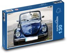 VW Beetle - car, Volkswagen Puzzle 130 pieces - 28.7 x 20 cm 