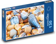 Muszle - skorupiaki, morskie Puzzle 130 elementów - 28,7x20 cm