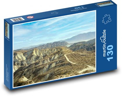 Modrá obloha - poušť, příroda - Puzzle 130 dílků, rozměr 28,7x20 cm
