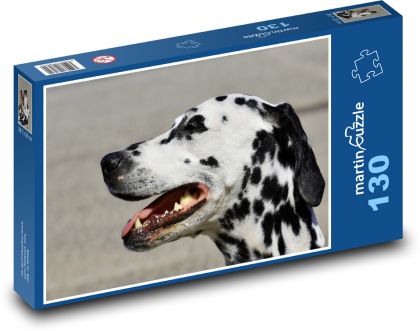 Pies - dalmatyńczyk, zwierzę domowe - Puzzle 130 elementów, rozmiar 28,7x20 cm