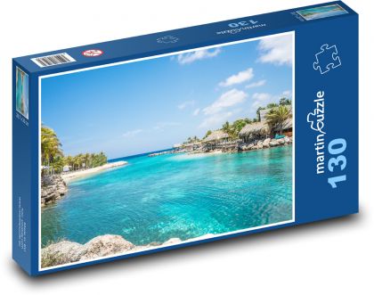Willemstad - Caribbean, lagoon - Puzzle 130 pieces, size 28.7x20 cm 