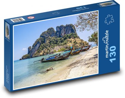 Thailand - boats, reef - Puzzle 130 pieces, size 28.7x20 cm 