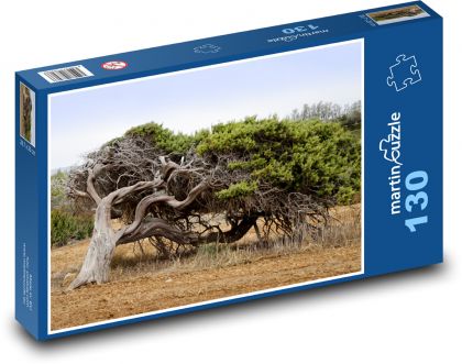 Strom - vietor, krajina - Puzzle 130 dielikov, rozmer 28,7x20 cm 