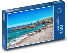 Steinstrand - Meer, Klippen Puzzle 130 Teile - 28,7x20 cm