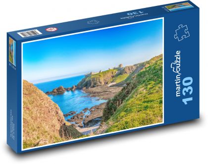 Plaża - rafa, morze - Puzzle 130 elementów, rozmiar 28,7x20 cm