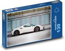 Ferrari - sportovní auto, motor Puzzle 130 dílků - 28,7 x 20 cm