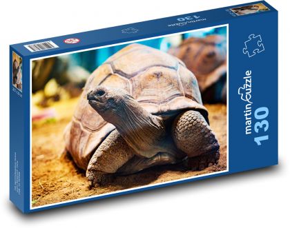 Turtle - animal, reptile - Puzzle 130 pieces, size 28.7x20 cm 