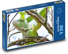 Iguana - gad, zwierzę Puzzle 130 elementów - 28,7x20 cm