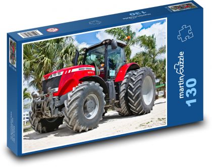Traktor - Fahrzeug, große Maschine - Puzzle - 130 Teile