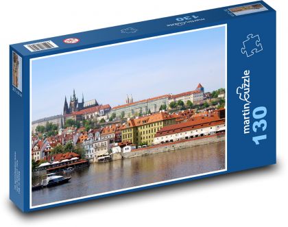 Praha - Česká republika, město - Puzzle 130 dílků, rozměr 28,7x20 cm