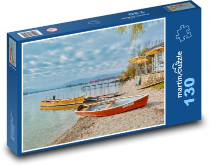 See - Flussufer, Strand - Puzzle - 130 Teile