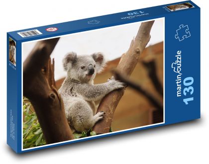 Koala - vačnatec, zvíře - Puzzle 130 dílků, rozměr 28,7x20 cm